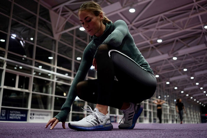 One of the coaches of Limitless Coaching indoors